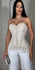 white pearl set