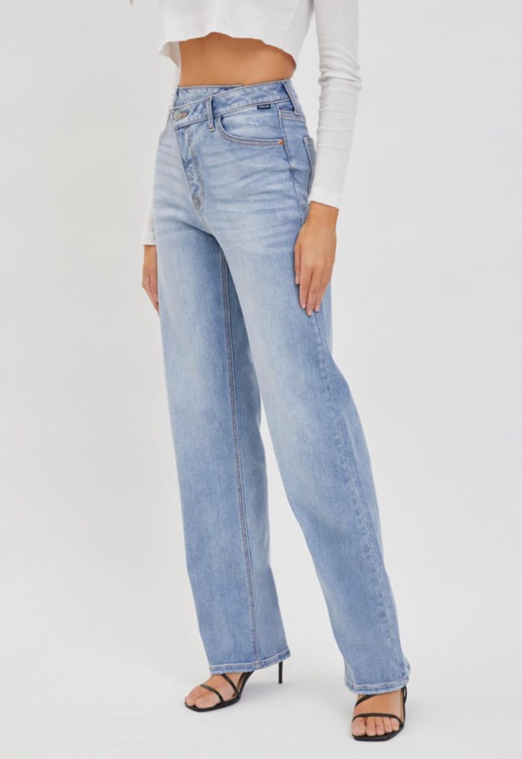 Jeans crossed